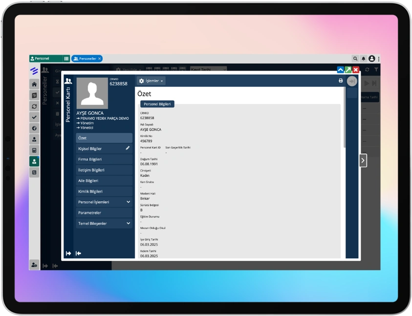 Özlük Dosyalarını Yönetin
