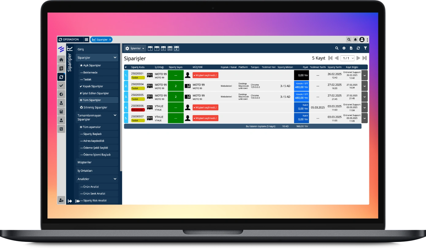 Yedek Parça Siparişlerinizi Kolayca Takip Edin