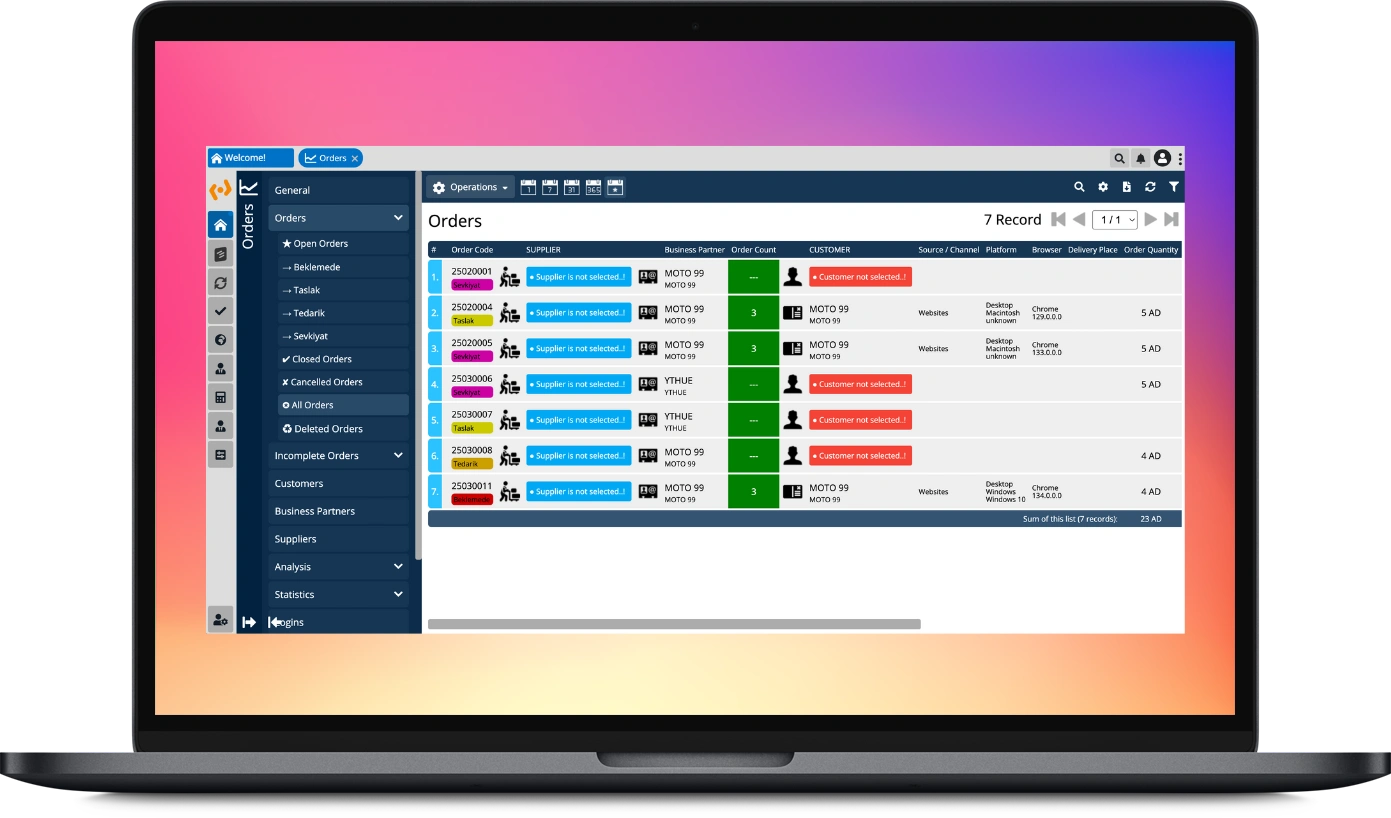 Easily Track Your Spare Parts Orders