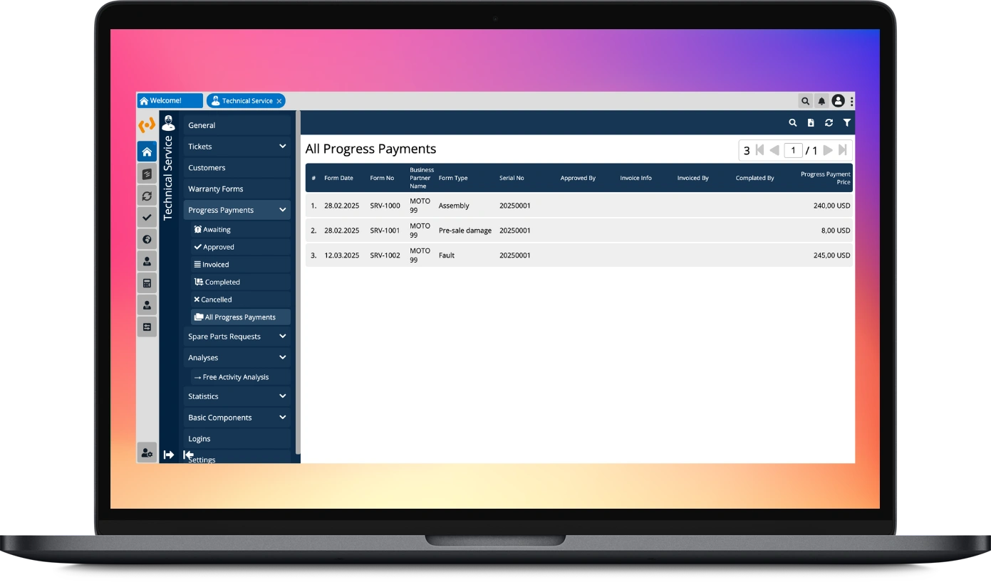 Automatic Progress Record