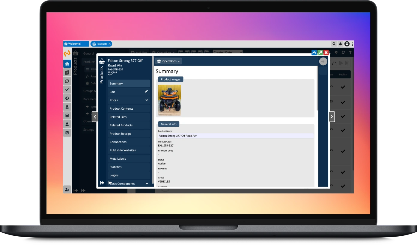 Manage Your Product Information